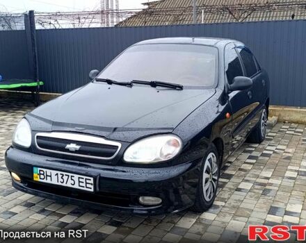 Черный Дэу Ланос, объемом двигателя 1.5 л и пробегом 222 тыс. км за 1650 $, фото 1 на Automoto.ua