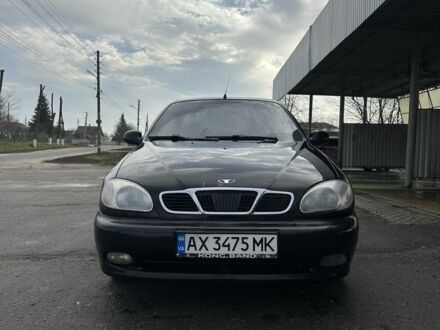 Черный Дэу Ланос, объемом двигателя 1.5 л и пробегом 150 тыс. км за 1700 $, фото 1 на Automoto.ua