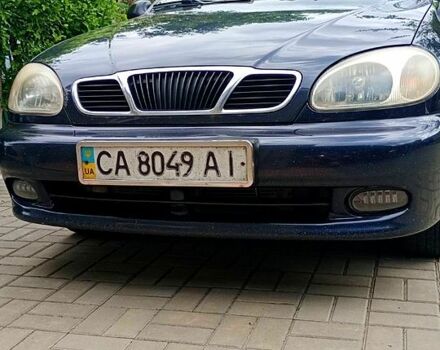 Черный Дэу Ланос, объемом двигателя 1.5 л и пробегом 262 тыс. км за 2200 $, фото 1 на Automoto.ua
