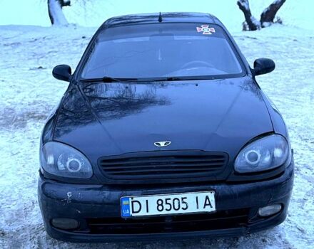 Черный Дэу Ланос, объемом двигателя 1.5 л и пробегом 20000 тыс. км за 2200 $, фото 1 на Automoto.ua