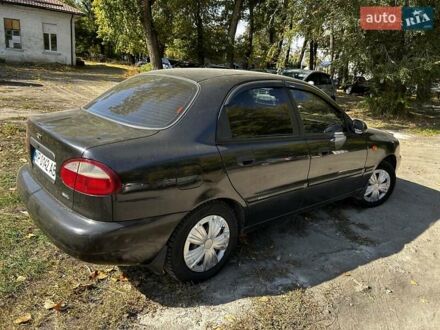 Черный Дэу Ланос, объемом двигателя 1.6 л и пробегом 154 тыс. км за 3500 $, фото 1 на Automoto.ua