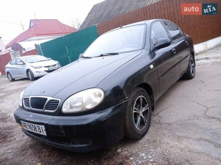 Черный Дэу Ланос, объемом двигателя 1.5 л и пробегом 141 тыс. км за 1700 $, фото 1 на Automoto.ua