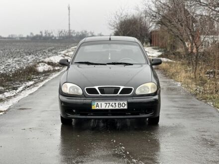 Чорний Деу Ланос, об'ємом двигуна 1.5 л та пробігом 196 тис. км за 2200 $, фото 1 на Automoto.ua