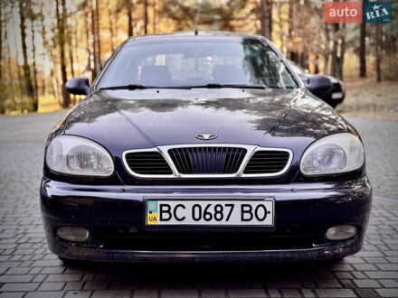 Черный Дэу Ланос, объемом двигателя 1.5 л и пробегом 97 тыс. км за 2850 $, фото 1 на Automoto.ua