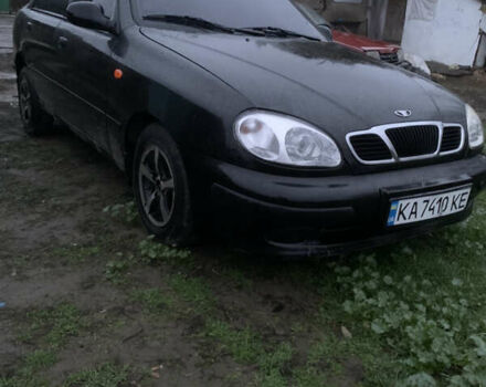 Черный Дэу Ланос, объемом двигателя 1.5 л и пробегом 119 тыс. км за 2700 $, фото 1 на Automoto.ua