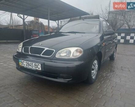 Черный Дэу Ланос, объемом двигателя 1.5 л и пробегом 185 тыс. км за 2100 $, фото 1 на Automoto.ua