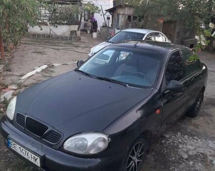 Черный Дэу Ланос, объемом двигателя 1.5 л и пробегом 180 тыс. км за 2250 $, фото 1 на Automoto.ua