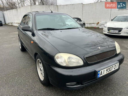 Чорний Деу Ланос, об'ємом двигуна 1.5 л та пробігом 220 тис. км за 2500 $, фото 1 на Automoto.ua