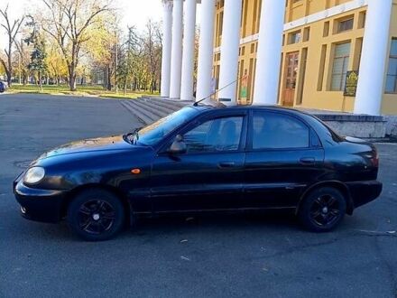 Черный Дэу Ланос, объемом двигателя 1.5 л и пробегом 365 тыс. км за 2000 $, фото 1 на Automoto.ua