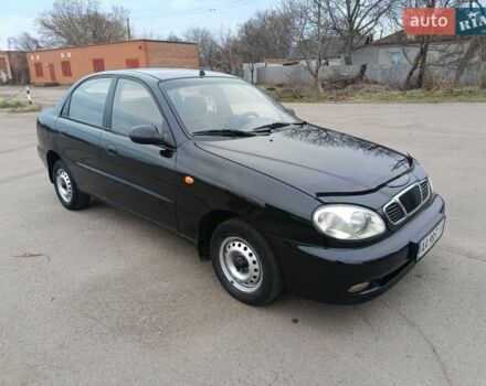 Черный Дэу Ланос, объемом двигателя 1.5 л и пробегом 190 тыс. км за 2650 $, фото 1 на Automoto.ua