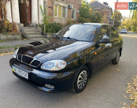 Дэу Ланос 2008 в Кривом Роге на Automoto.ua Черный Дэу Ланос, объемом двигателя 1.5 л и пробегом 105 тыс. км за 2700 $, фото 1 на Automoto.ua