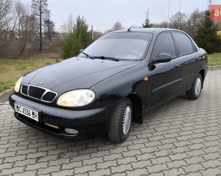 Черный Дэу Ланос, объемом двигателя 1.39 л и пробегом 213 тыс. км за 2300 $, фото 1 на Automoto.ua