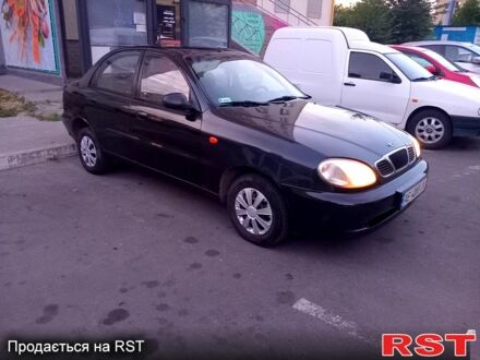 Черный Дэу Ланос, объемом двигателя 1.4 л и пробегом 145 тыс. км за 2200 $, фото 1 на Automoto.ua