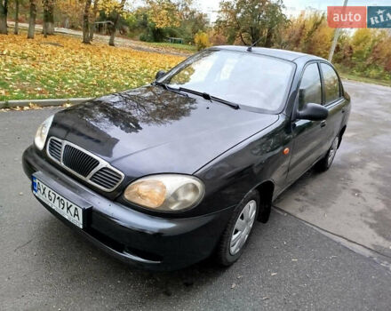 Чорний Деу Ланос, об'ємом двигуна 1.5 л та пробігом 350 тис. км за 2100 $, фото 1 на Automoto.ua