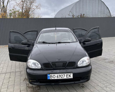Черный Дэу Ланос, объемом двигателя 1.5 л и пробегом 130 тыс. км за 2300 $, фото 1 на Automoto.ua