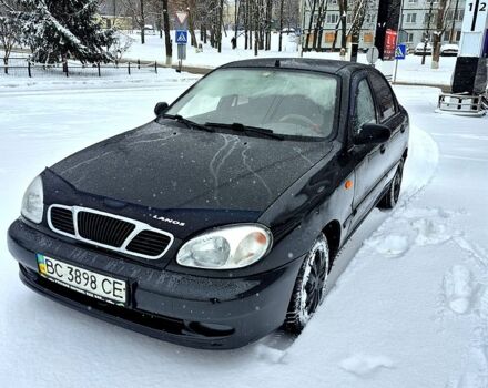 Чорний Деу Ланос, об'ємом двигуна 1.5 л та пробігом 220 тис. км за 2400 $, фото 1 на Automoto.ua