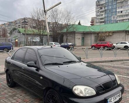 Черный Дэу Ланос, объемом двигателя 1.5 л и пробегом 185 тыс. км за 3099 $, фото 1 на Automoto.ua