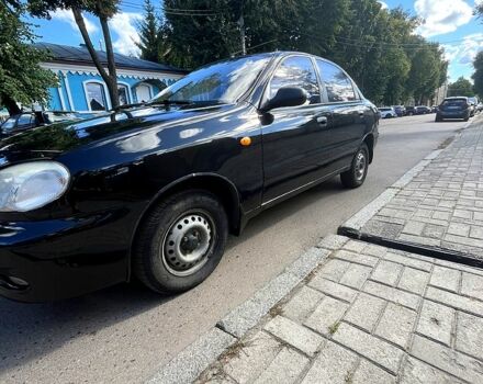 Чорний Деу Ланос, об'ємом двигуна 1.4 л та пробігом 220 тис. км за 2400 $, фото 1 на Automoto.ua