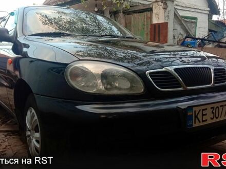 Черный Дэу Ланос, объемом двигателя 1.5 л и пробегом 276 тыс. км за 2000 $, фото 1 на Automoto.ua