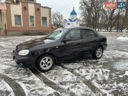 Чорний Деу Ланос, об'ємом двигуна 1.5 л та пробігом 225 тис. км за 2800 $, фото 1 на Automoto.ua