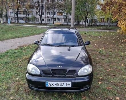 Черный Дэу Ланос, объемом двигателя 1.5 л и пробегом 219 тыс. км за 1900 $, фото 1 на Automoto.ua