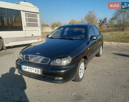 Чорний Деу Ланос, об'ємом двигуна 1.5 л та пробігом 184 тис. км за 3000 $, фото 1 на Automoto.ua
