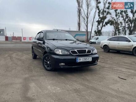 Дэу Ланос 2008 в Полтаве на Automoto.ua Черный Дэу Ланос, объемом двигателя 1.5 л и пробегом 225 тыс. км за 2650 $, фото 1 на Automoto.ua