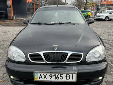 Черный Дэу Ланос, объемом двигателя 1.5 л и пробегом 142 тыс. км за 2799 $, фото 1 на Automoto.ua