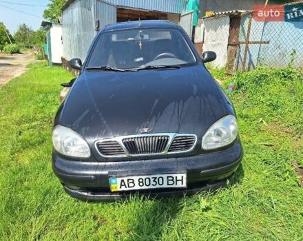 Чорний Деу Ланос, об'ємом двигуна 1.4 л та пробігом 220 тис. км за 1800 $, фото 1 на Automoto.ua