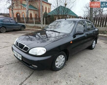 Черный Дэу Ланос, объемом двигателя 1.5 л и пробегом 240 тыс. км за 1800 $, фото 1 на Automoto.ua