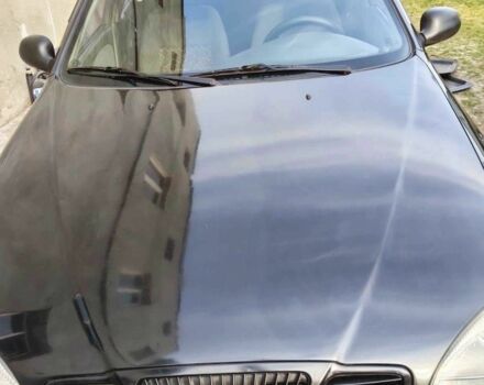 Черный Дэу Ланос, объемом двигателя 1.5 л и пробегом 200 тыс. км за 2300 $, фото 1 на Automoto.ua