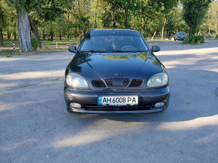 Черный Дэу Ланос, объемом двигателя 1.5 л и пробегом 160 тыс. км за 2500 $, фото 1 на Automoto.ua
