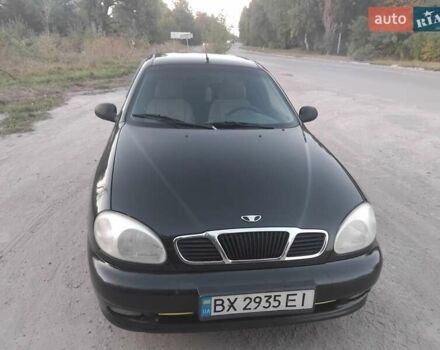 Черный Дэу Ланос, объемом двигателя 1.5 л и пробегом 193 тыс. км за 3100 $, фото 1 на Automoto.ua
