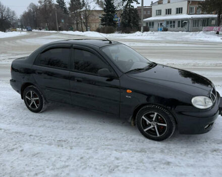 Черный Дэу Ланос, объемом двигателя 1.6 л и пробегом 165 тыс. км за 2650 $, фото 1 на Automoto.ua