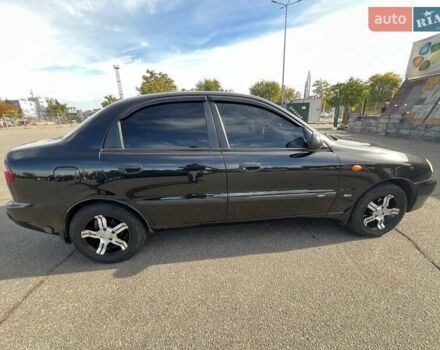 Черный Дэу Ланос, объемом двигателя 1.6 л и пробегом 137 тыс. км за 3600 $, фото 1 на Automoto.ua