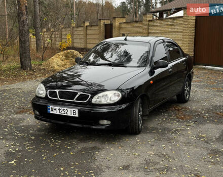 Чорний Деу Ланос, об'ємом двигуна 1.5 л та пробігом 220 тис. км за 2199 $, фото 1 на Automoto.ua