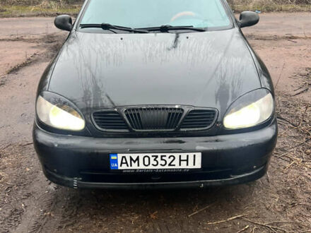 Дэу Ланос 2008 в Черкассах на Automoto.ua Черный Дэу Ланос, объемом двигателя 1.5 л и пробегом 226 тыс. км за 1900 $, фото 1 на Automoto.ua