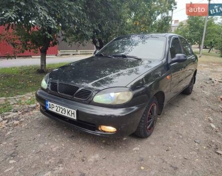 Чорний Деу Ланос, об'ємом двигуна 1.5 л та пробігом 237 тис. км за 2100 $, фото 1 на Automoto.ua