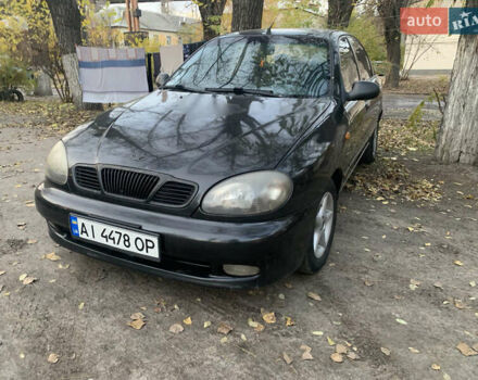 Деу Ланос 2008 у Києві на Automoto.ua Чорний Деу Ланос, об'ємом двигуна 1.6 л та пробігом 263 тис. км за 2500 $, фото 1 на Automoto.ua