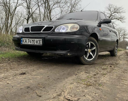 Чорний Деу Ланос, об'ємом двигуна 1.5 л та пробігом 119 тис. км за 2590 $, фото 1 на Automoto.ua