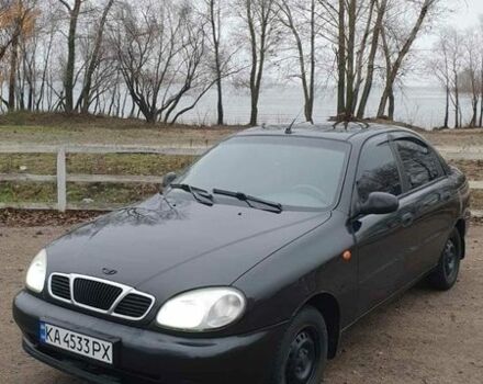 Черный Дэу Ланос, объемом двигателя 1.5 л и пробегом 164 тыс. км за 3000 $, фото 1 на Automoto.ua