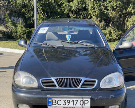 Черный Дэу Ланос, объемом двигателя 1.5 л и пробегом 204 тыс. км за 1800 $, фото 1 на Automoto.ua