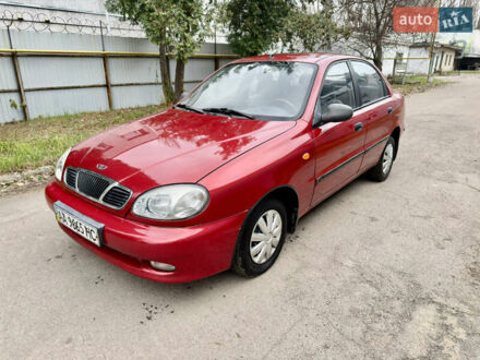 Черный Дэу Ланос, объемом двигателя 1.6 л и пробегом 156 тыс. км за 2400 $, фото 1 на Automoto.ua