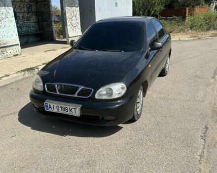 Чорний Деу Ланос, об'ємом двигуна 1.5 л та пробігом 200 тис. км за 2500 $, фото 1 на Automoto.ua