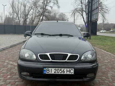 Чорний Деу Ланос, об'ємом двигуна 1.6 л та пробігом 181 тис. км за 2350 $, фото 1 на Automoto.ua