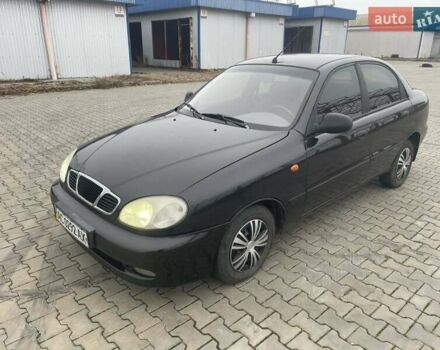 Черный Дэу Ланос, объемом двигателя 1.6 л и пробегом 170 тыс. км за 2400 $, фото 1 на Automoto.ua