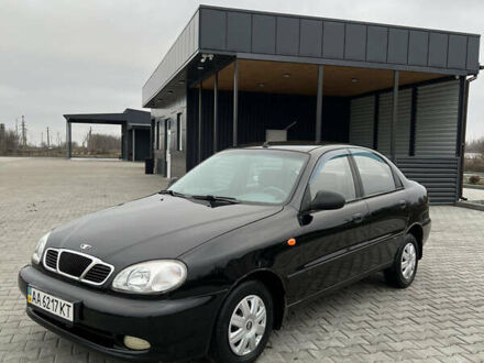 Черный Дэу Ланос, объемом двигателя 1.5 л и пробегом 158 тыс. км за 3100 $, фото 1 на Automoto.ua
