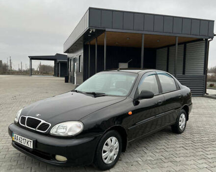 Черный Дэу Ланос, объемом двигателя 1.5 л и пробегом 158 тыс. км за 3100 $, фото 1 на Automoto.ua