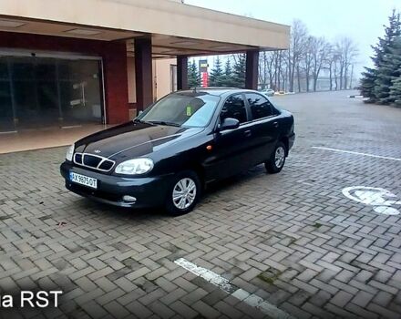Черный Дэу Ланос, объемом двигателя 1.5 л и пробегом 170 тыс. км за 2500 $, фото 1 на Automoto.ua