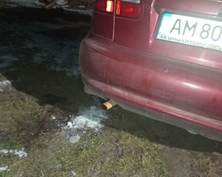 Червоний Деу Ланос, об'ємом двигуна 1.5 л та пробігом 425 тис. км за 2400 $, фото 1 на Automoto.ua